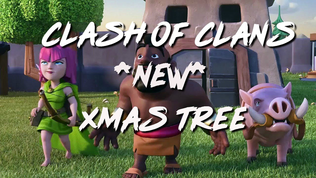CLASH OF CLANS NEW CHRISTMAS TREE!!!! TESLA TREE!