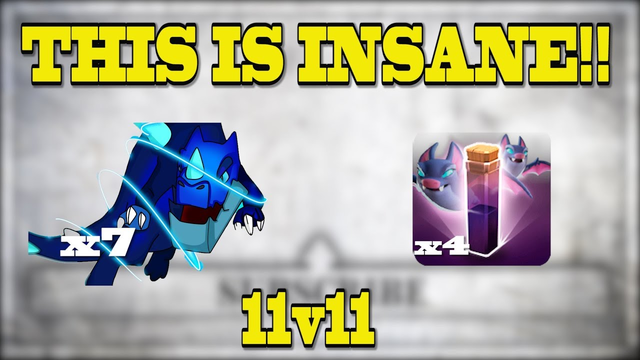 *INSANE* 11v11 Attack | Bat Spells, Electric Dragons, Freeze Spells and MORE!! | Clash of Clans