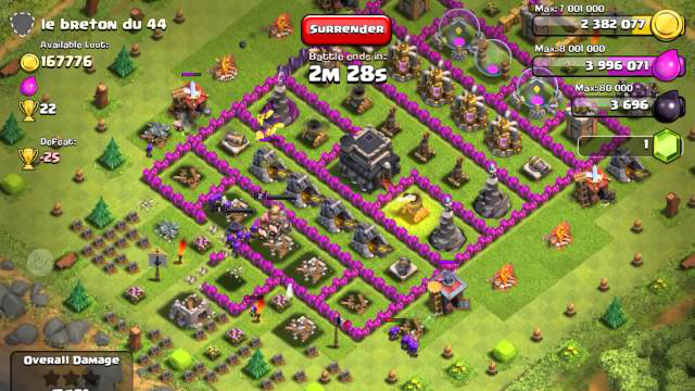 Clash of Clans  Farm attack strategy 15