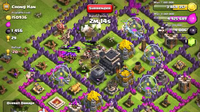 Clash of Clans  Farm attack strategy 9