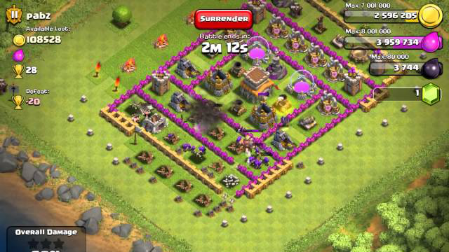 Clash of Clans  Farm attack strategy 13