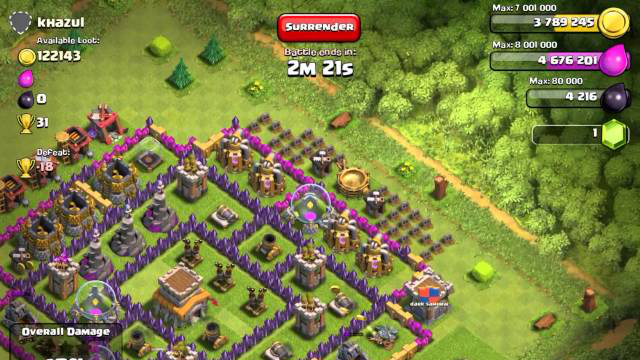 Clash of Clans  Farm attack strategy 6