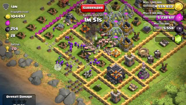 Clash of Clans Attack Strategy  Speed farming 1