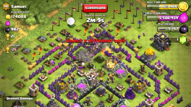 Clash of Clans Attack Strategy  Speed farming 13
