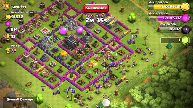 Clash of Clans Attack Strategy  Speed farming 11