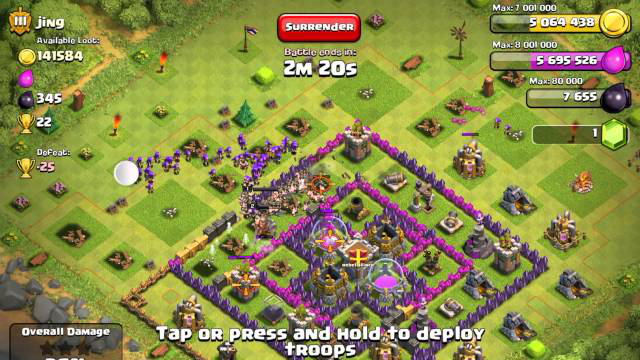 Clash of Clans Attack Strategy  Speed farming 8