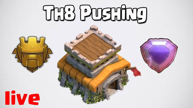 TH8 PUSHING ! LIVE ATTACKS | CLASH OF CLANS