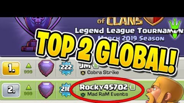 I'M RANKED NUMBER 2 GLOBALLY! - Clash of Clans