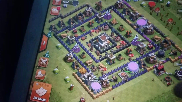 Old Christmas trees in Clash of Clans