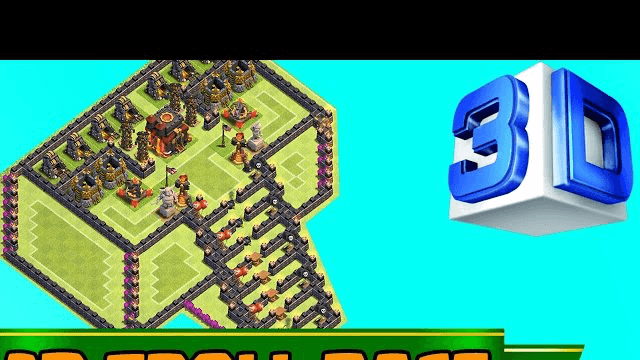 NEW CLASH OF CLANS | BEST 3D TROLL BASE! A MUST WATCH | 