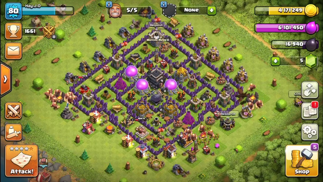 My Clash Of Clans Base