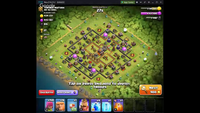 LIVE : CLASH OF CLANS road to max