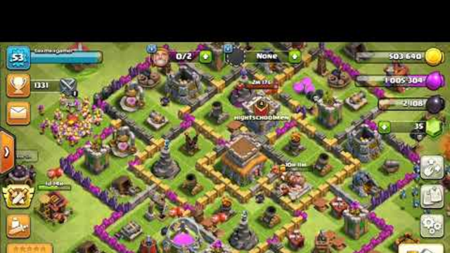 Clash Of Clans first time on camera