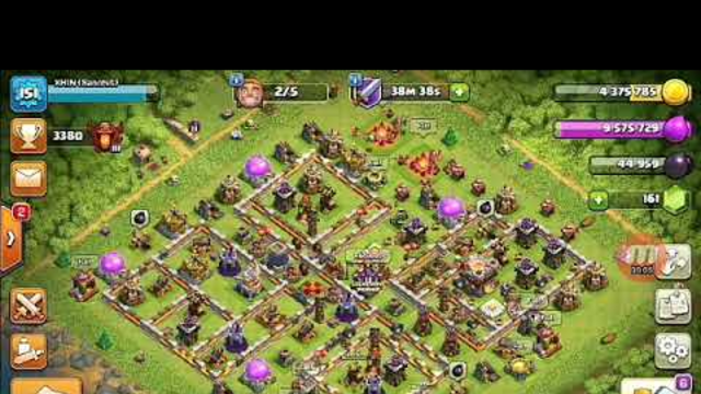 CLASH OF CLANS- DARK ELIXIR LOOT STRATEGY FOR TH10,11,12 ..BY MINERS ATTACK