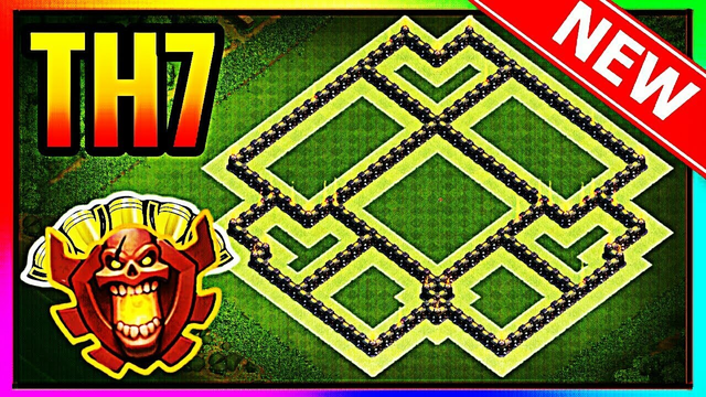EPIC Town Hall 7 (TH7) TROPHY Base DESIGN 2019!! Best TH7 Base Layout/Defense - Clash of Clans
