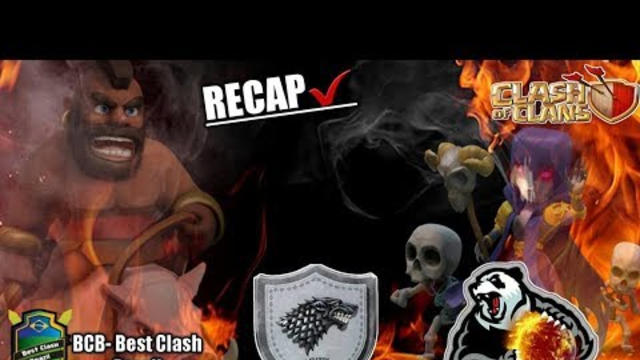 RECAP war BR/ Whites Man vs Meteora2   CLASH OF CLANS
