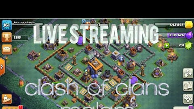 Streaming Clash of Clans dunia malam