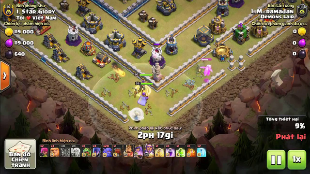 100% Easy Play 20 Max Bowler 4 Max Witch 3 Max Giant 3 Star Any TH12 Max War Bases - Clash Of Clans