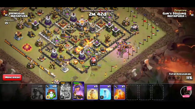 Streaming Clash of Clans