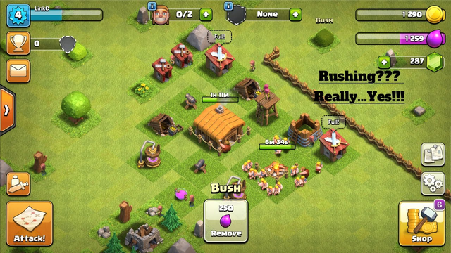 Starting A Rushed Account?!? Rush That Base Ep. 1|Clash of Clans|