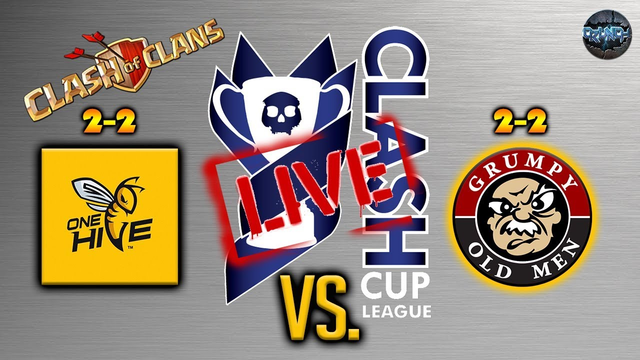 OneHive vs. Grumpy Old Men | Clash Cup League | Clash of Clans | TH10, TH11 & TH12 Live Attacks
