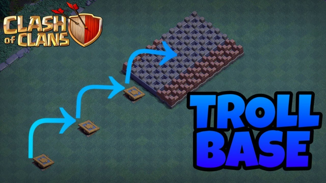 MEGA TROLL BASE VS BARBARIANS AND GIANT IN BUILDER BASE | CLASH OF CLANS |