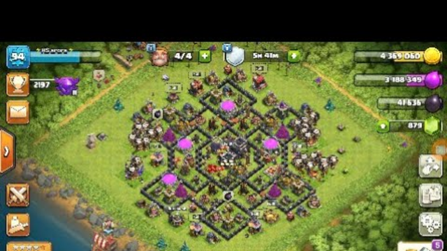 playing clash of  clans /HS gaming