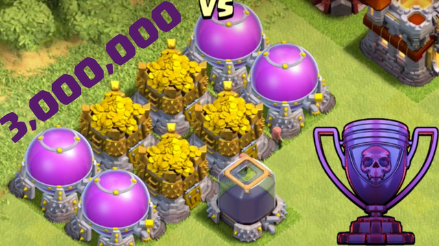 Biggest Raid in Clash of Clans HISTORY - 3 MILLION Resources!