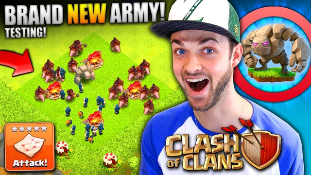 THE BEST ATTACK? - NEW ARMY STRATEGY! - Clash of Clans