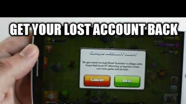 How to restore your lost account of clash of clans || Full details || 100% working