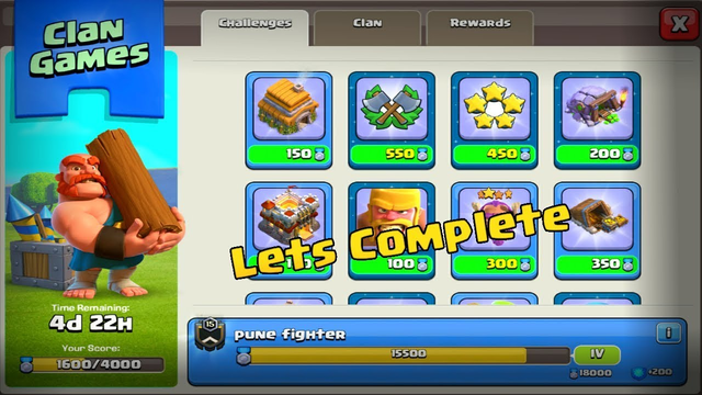 Lets Complete Clan Games Live In Clash Of Clans