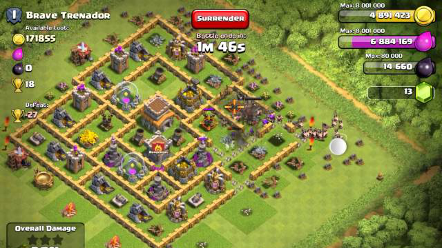 Clash of Clans Attack Strategy  Farming 1