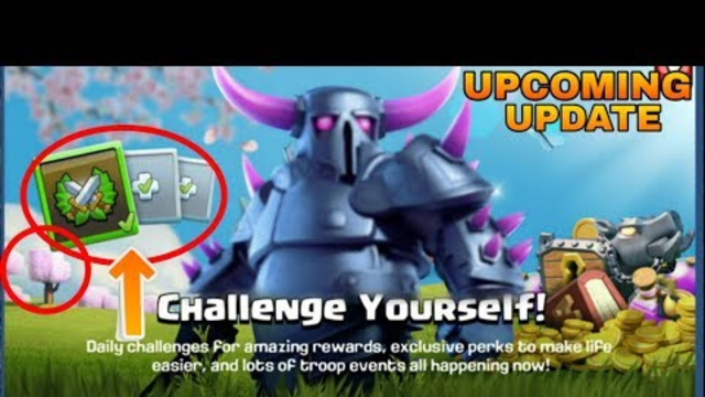 Coc upcoming update 2019 - daily challenges in clash of clans | daily games