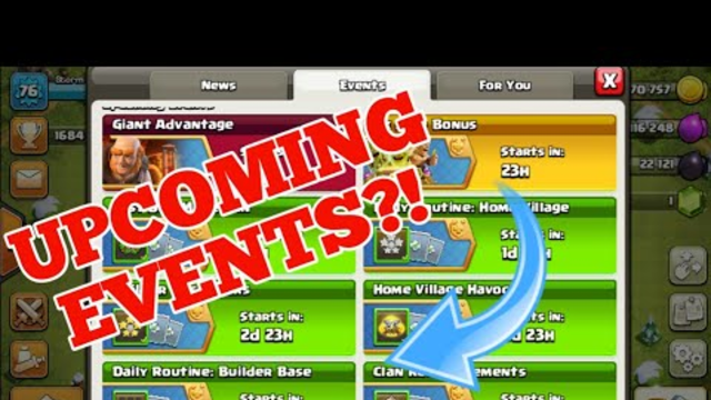 UPCOMING EVENT ON Clash of Clans!!!