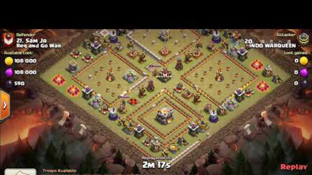 TH11 War Attack - Lavaloon The Best  - Clash Of Clans
