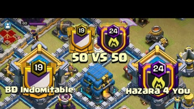 Great Great BD Indomitable War 50vs50 | Best TH12 vs TH12 War Attack 2019 | Clash Of Clans
