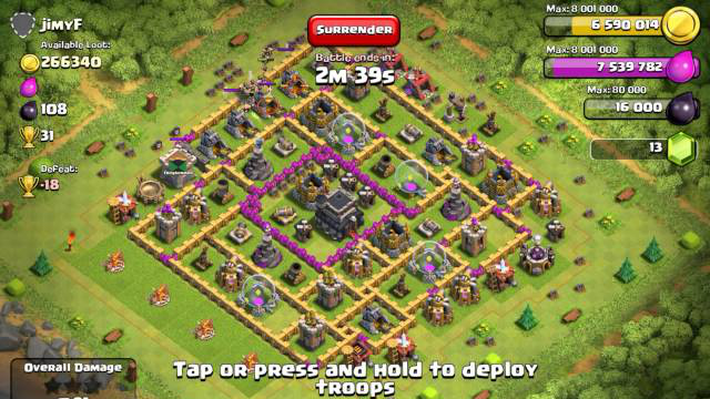 Clash of Clans Attack Strategy  Farming 11