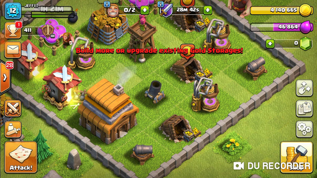 Attacking bases on clash of clans part 3