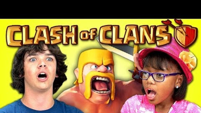 KIDS REACT TO CLASH OF CLANS