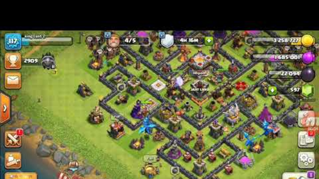 My first war in clash of clans with my oven clan