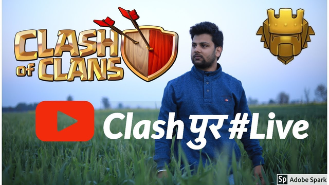 Clash of Clans live #Clashpur Day 6 COME LET's visit You