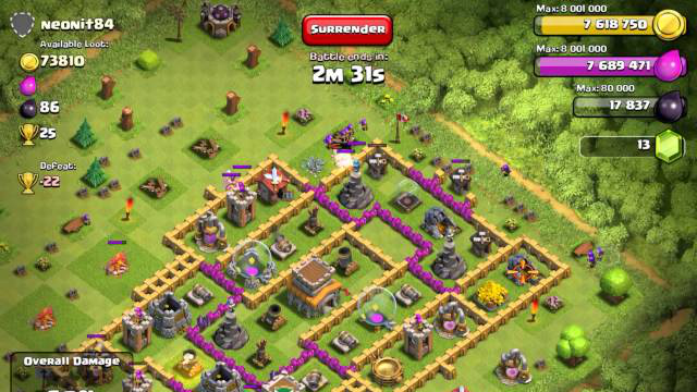 Clash of Clans Attack Strategy  Farming 7