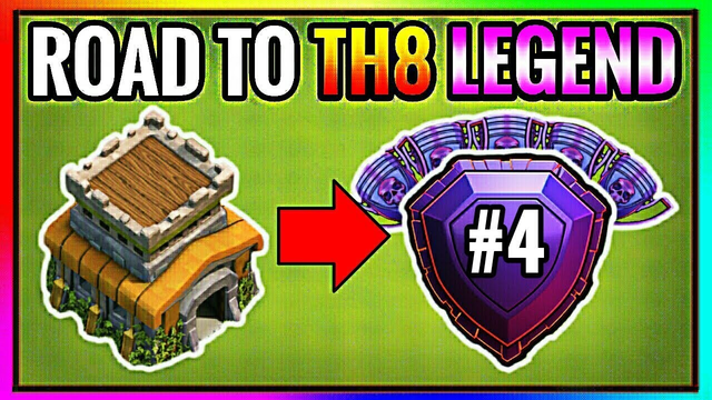 My FIRST LOSS!! TH8 PUSH to LEGENDS League [4] - Clash of Clans