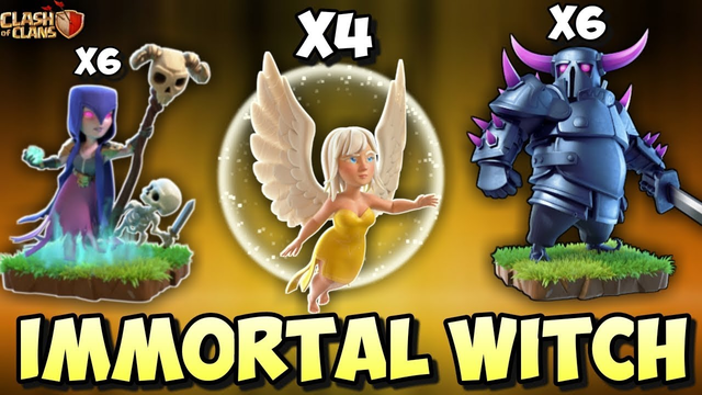 IMMORTAL WITCH + PEKKA + FREEZE SPELL | Th10 New 3 STARS War Attack Straregy | Clash Of Clans