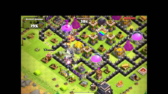 Clash of Clans [EPIC] Air Traps v. Raging Max Healer & Minions