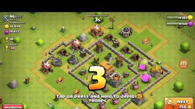 CLASH OF CLANS MY NEW TOWN HALL 6
