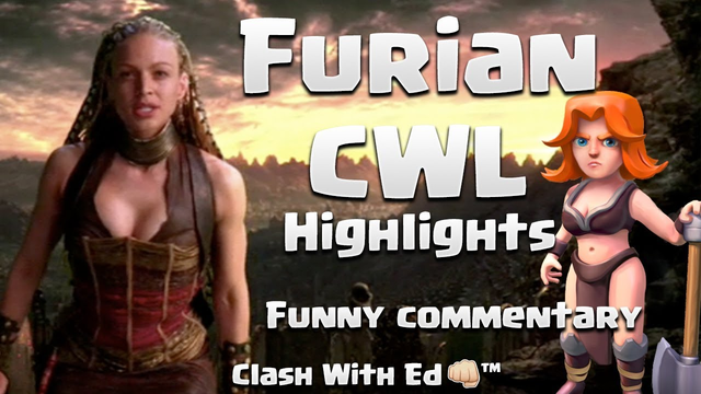 Furian CWL - Beautiful 3 Stars + Funny Commentary - See Diva's 1 Star - Clash of Clans