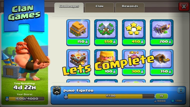 Lets Complete Clan Games Live | Clash Of Clans