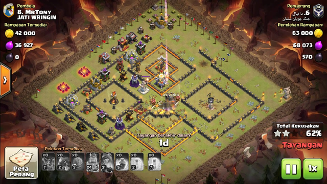 Clash Of Clan ( coc ) War Revange attack Town hall / Th 11