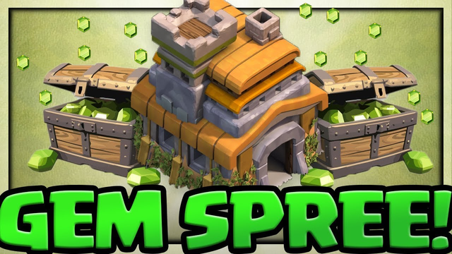 GEM SPREE! Clash of Clans Town Hall 7 GOLD PASS Episode 2